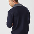 Merino Shawl Zip Cardigan with Pockets