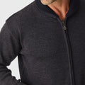 Merino Shawl Zip Cardigan with Pockets