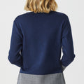 Harriet Herringbone Detail Long V