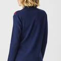 Cindy Stripe Roll Neck Sweater