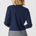 Harriet Herringbone Detail Crew