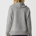 Chunky Cable Cowl Neck Top