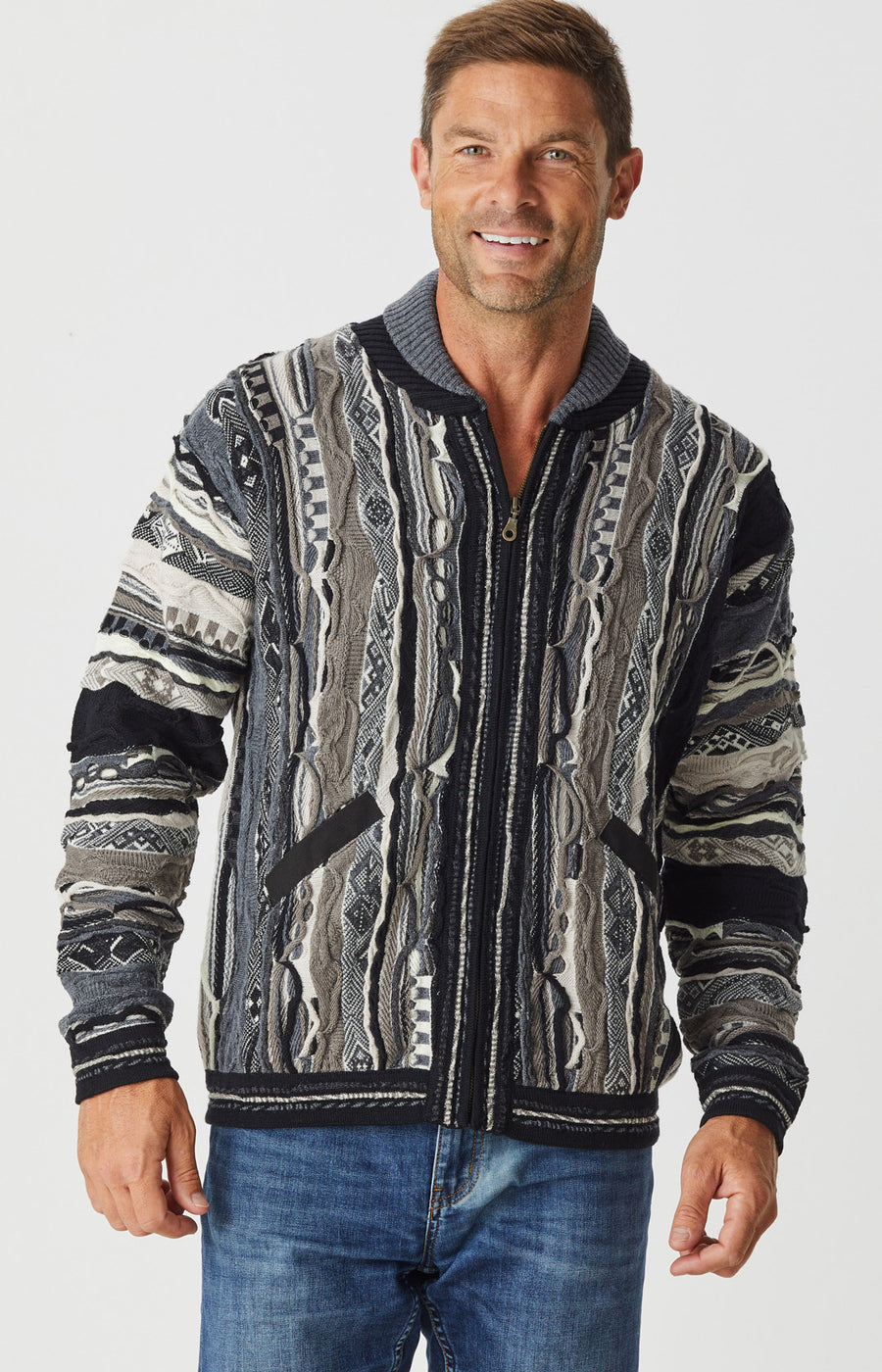 Storm Roll Neck Zip Cardigan
