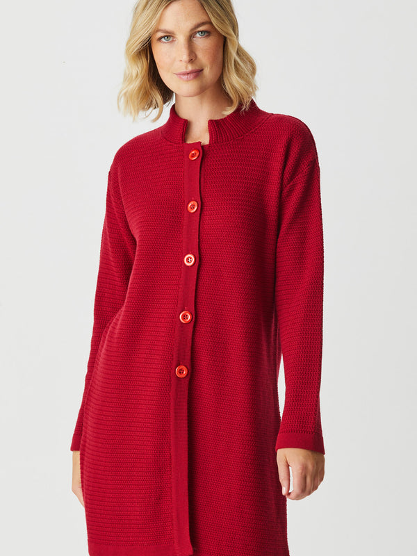 Waffle Long Coat
