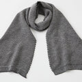 Merino Moss Platted Scarf