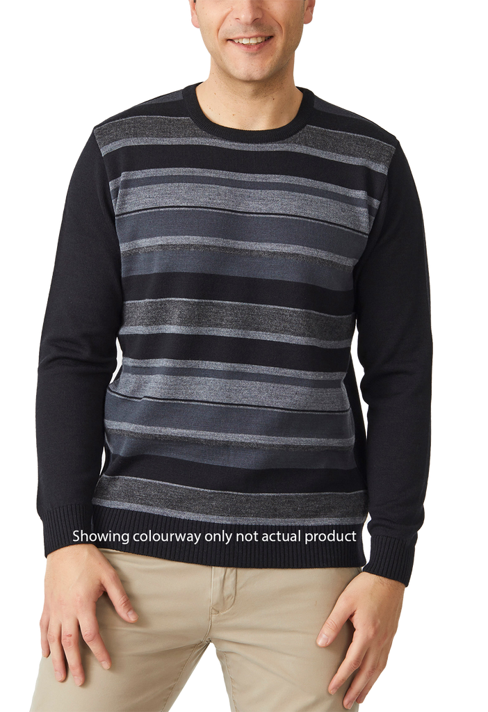 Lonsdale Stripe half zip Sweater - Aklanda Australia