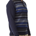 Lonsdale Stripe half zip Sweater - Aklanda Australia