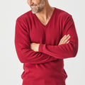Jack V Neck Long Sleeve Knit