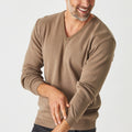 Jack V Neck Long Sleeve Knit