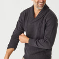 Collins Cable Shawl Sweater