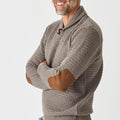 Bliss Jacquard Shawl Collar