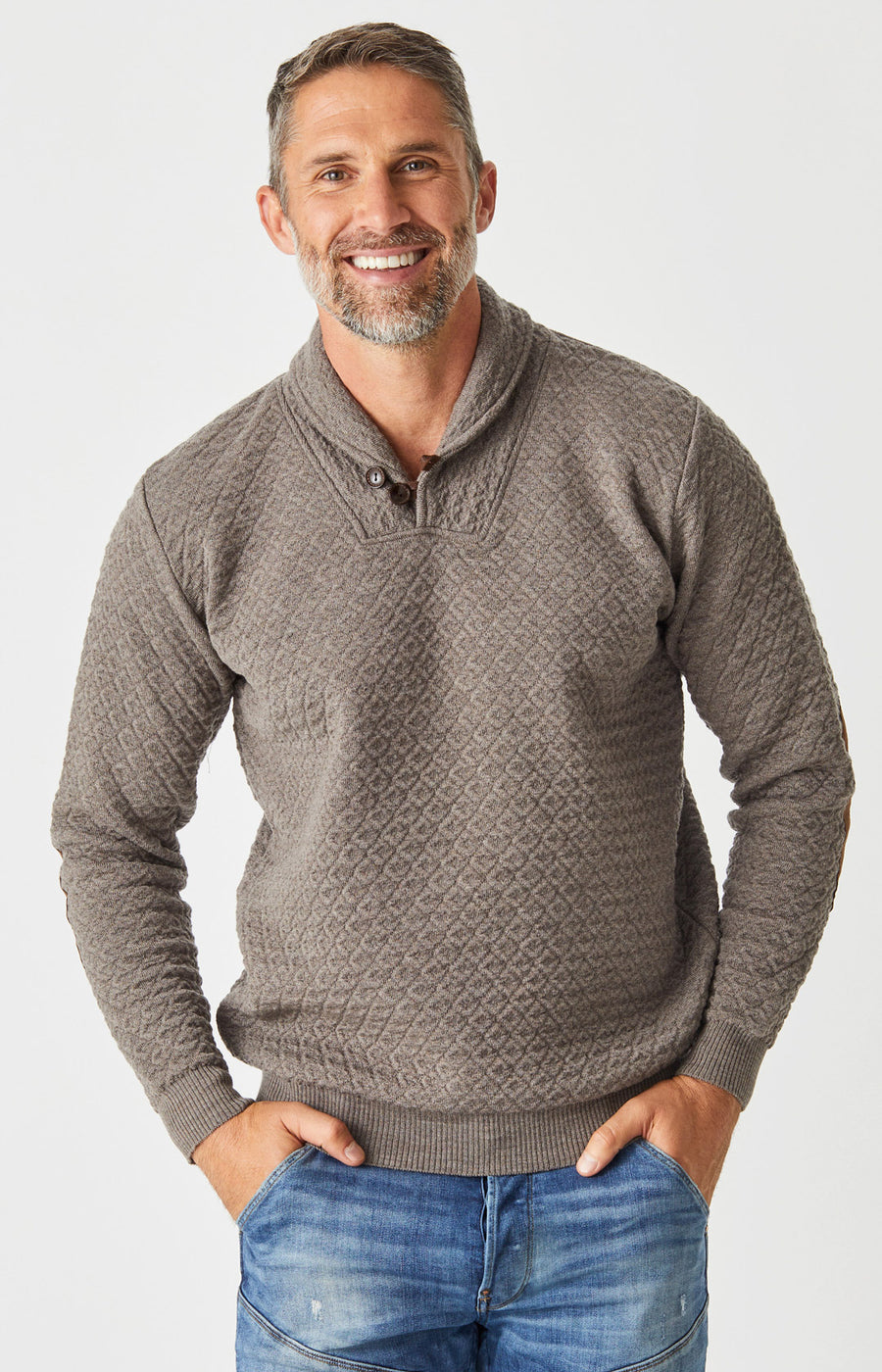 Bliss Jacquard Shawl Collar