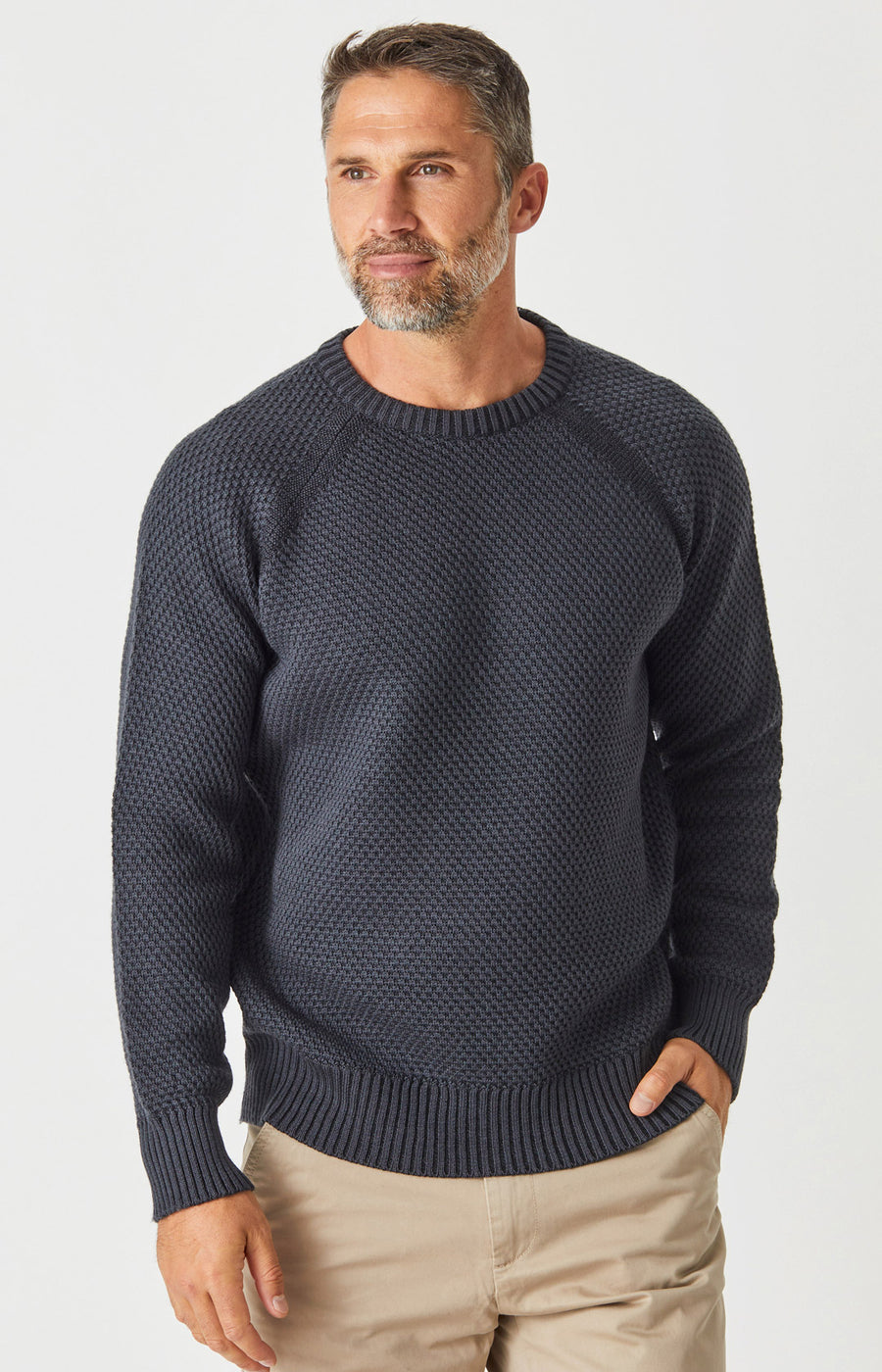 Merino Moss Platted Crew