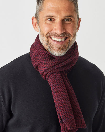 Merino Moss Platted Scarf