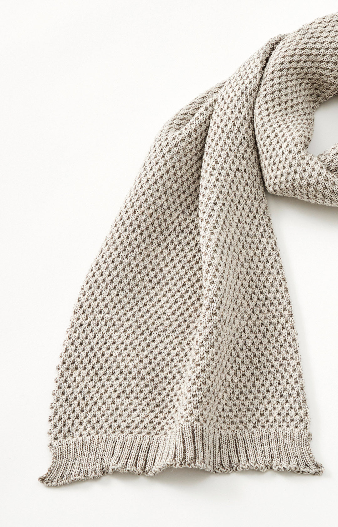 Moss Platted Scarf Knitting Designs Aklanda Australia