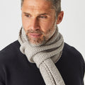 Merino Moss Platted Scarf