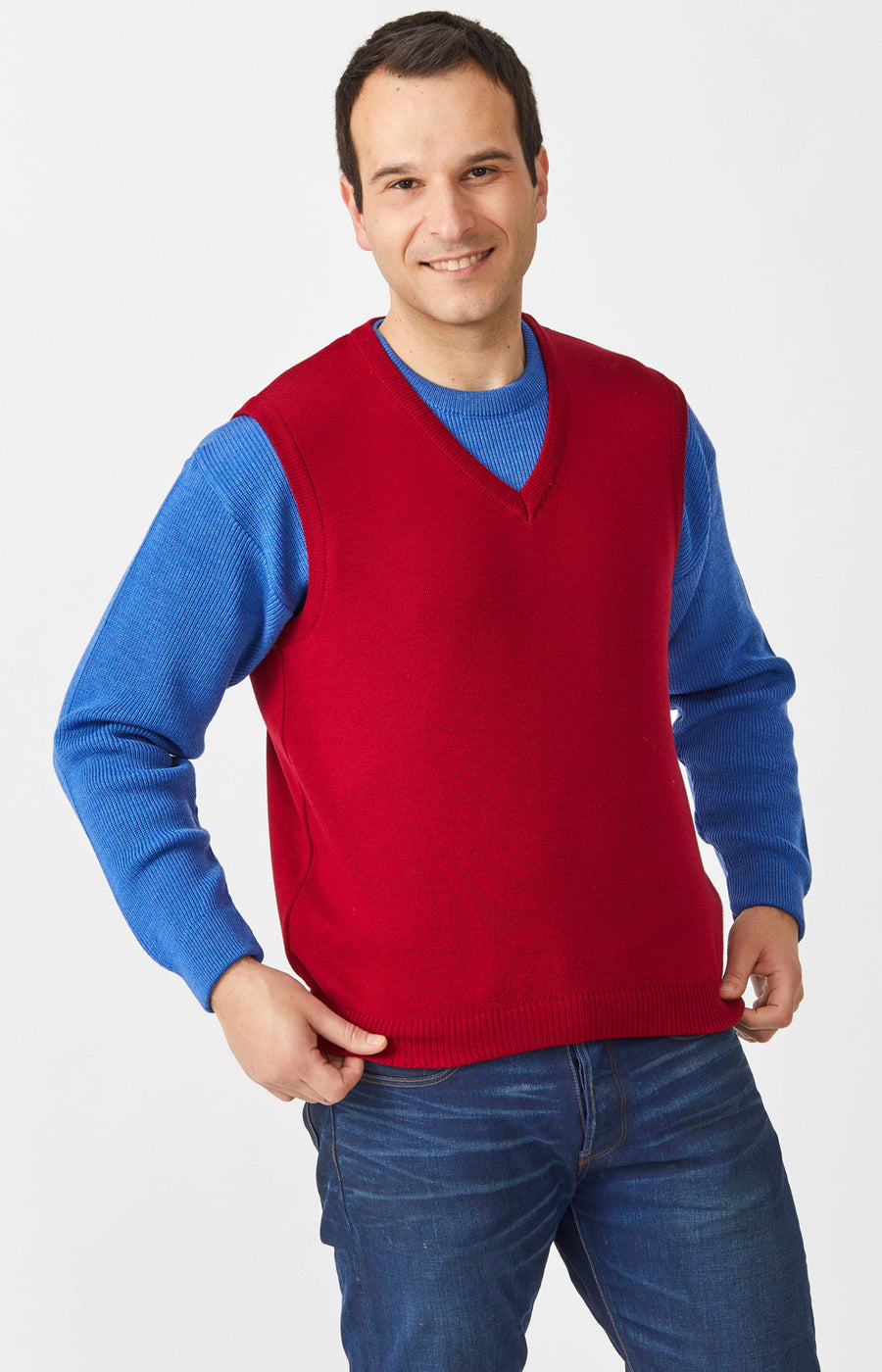 Merino V Neck Vest
