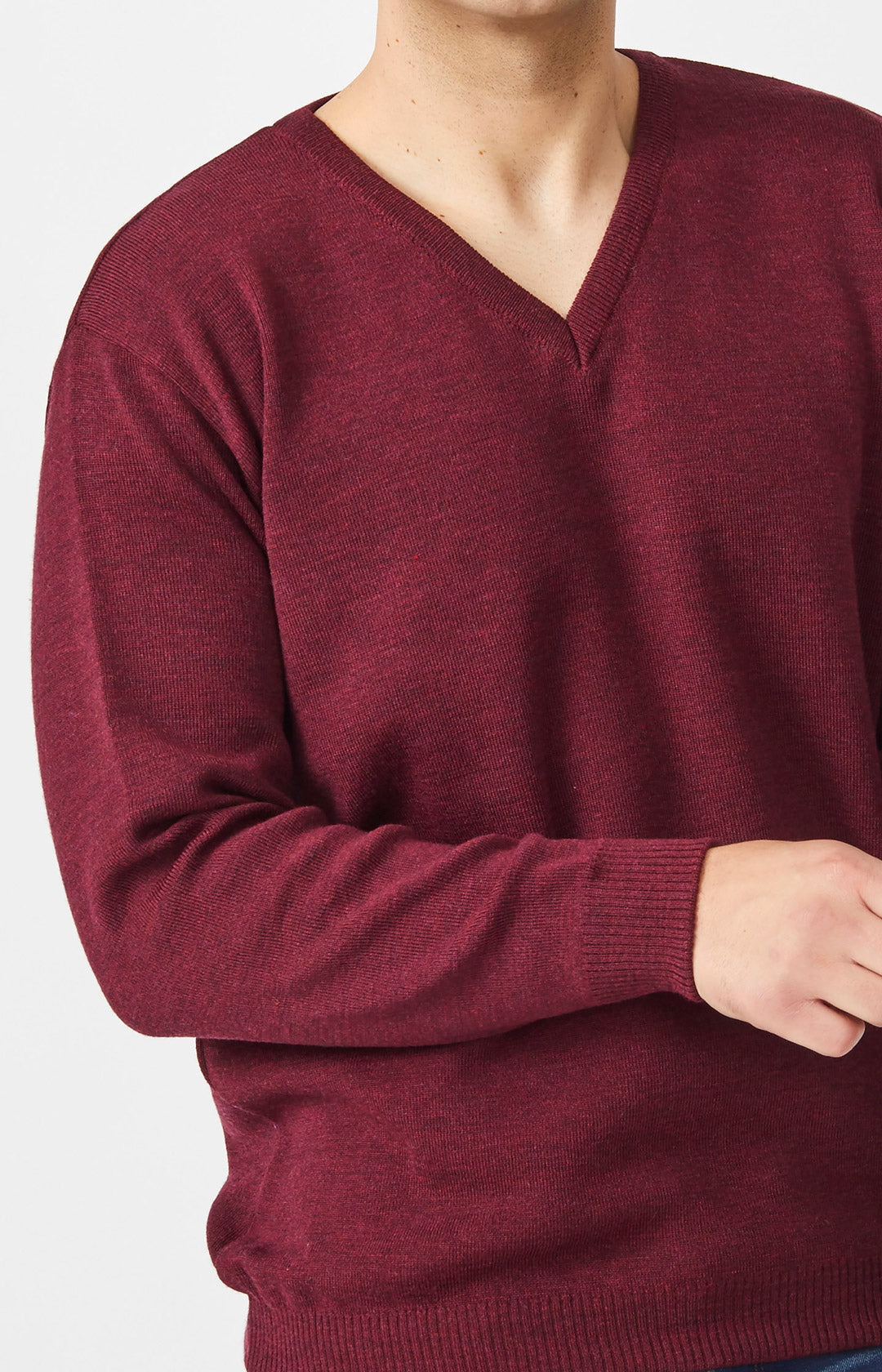 ニット/セーター argue DANDECALMA WOOL V-NECK KNIT Cashmere_V-