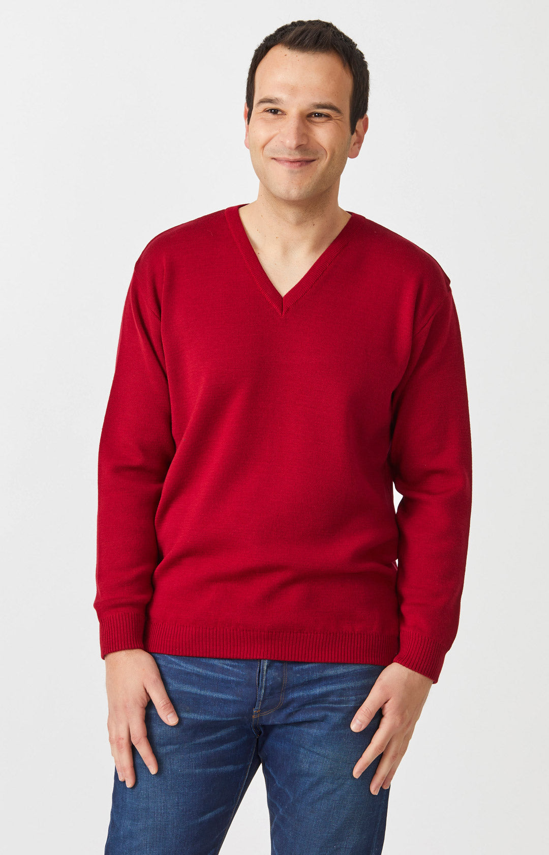ニット/セーター argue DANDECALMA WOOL V-NECK KNIT Cashmere_V-