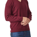 Merino Classic V Neck Sweater - Aklanda Australia