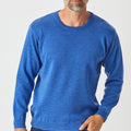 Aklanda Merino Crew Sweater - Lt Blue