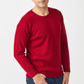 Aklanda Merino Crew Sweater - Red