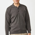 Merino Button Polo Sweater