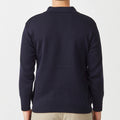 Merino Button Polo Sweater