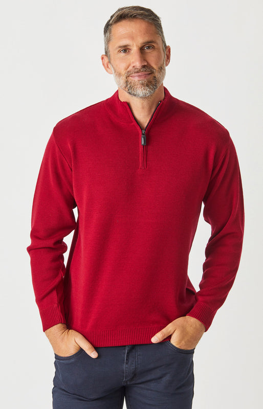 Merino Half Zip Sweater