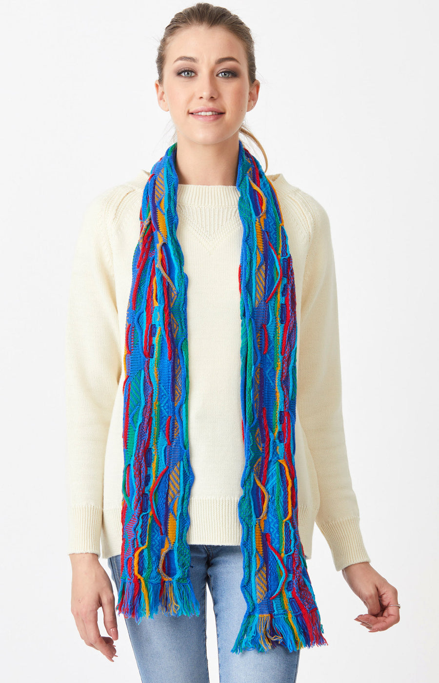 Botanic Scarf with Frills