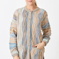 Bubbles Long Button Cardigan