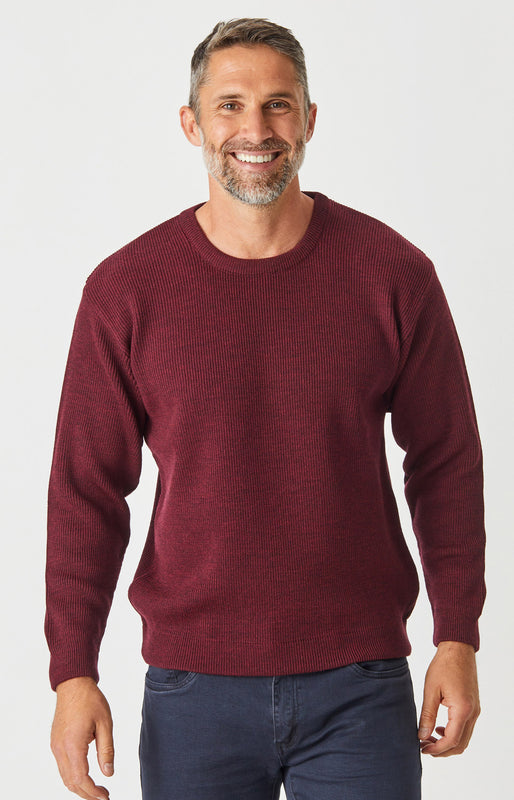 Merino Rib Knit Crew