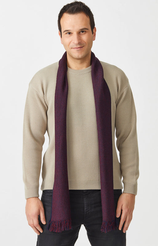 Birdseye stitch Scarf with Frills