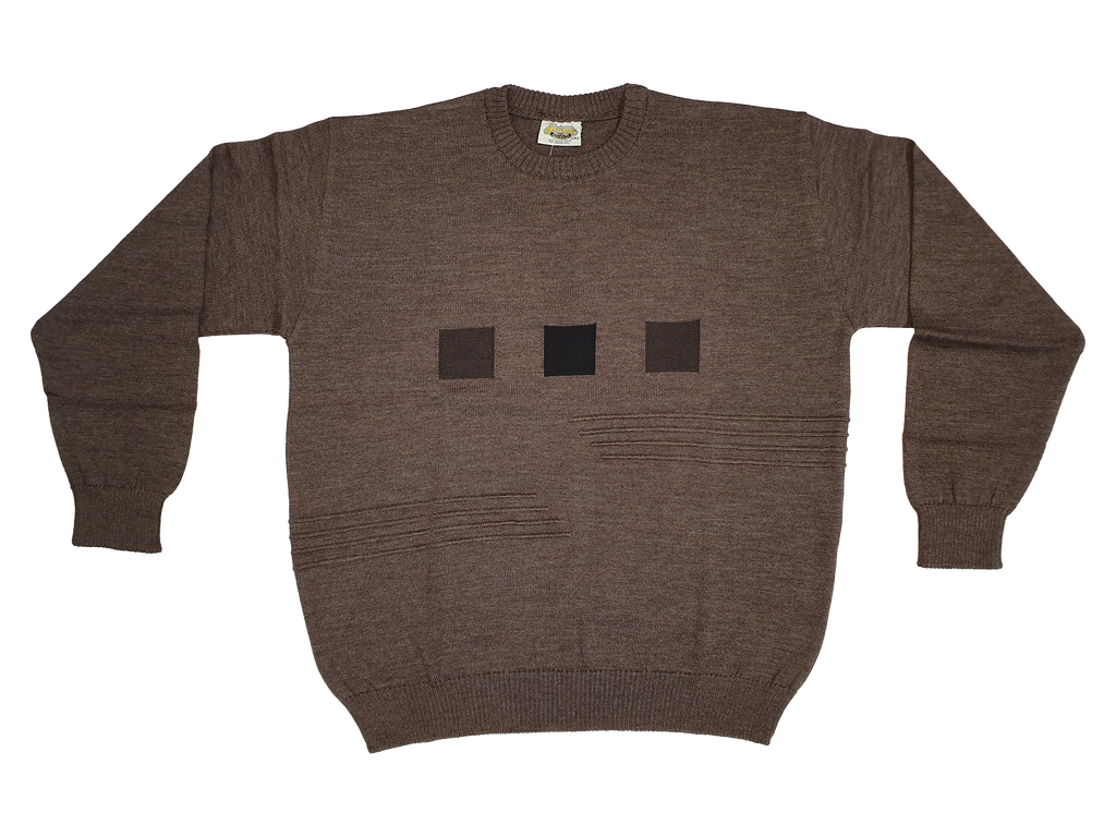 Squares Crew Neck Sweater - Aklanda Australia