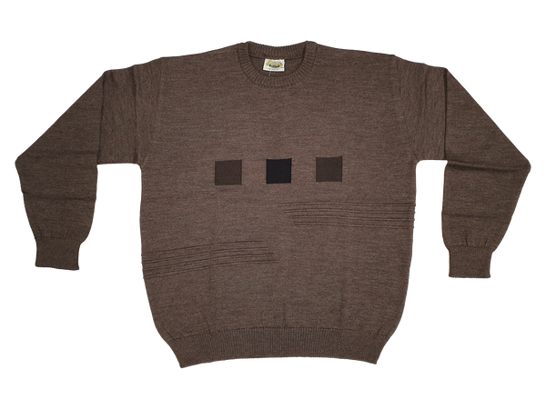 Squares Crew Neck Sweater - Aklanda Australia