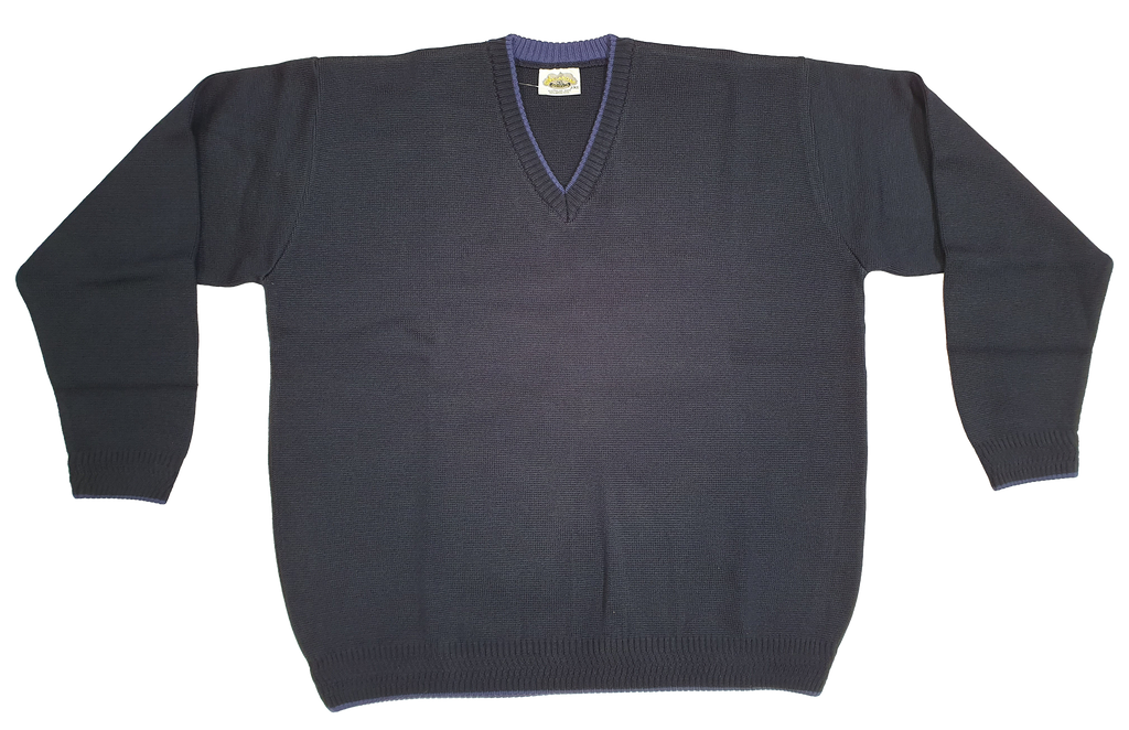 Detailed Trim V Neck Sweater - Aklanda Australia