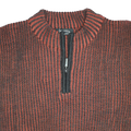 Rib Knitted Half Zip Sweater - Aklanda Australia