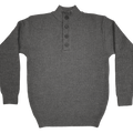 Merino Pineapple Stitch Button Collar Sweater - Aklanda Australia