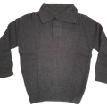Merino High Collar Button Polo Sweater - Aklanda Australia