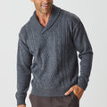 Aaron Cable Crew Sweater